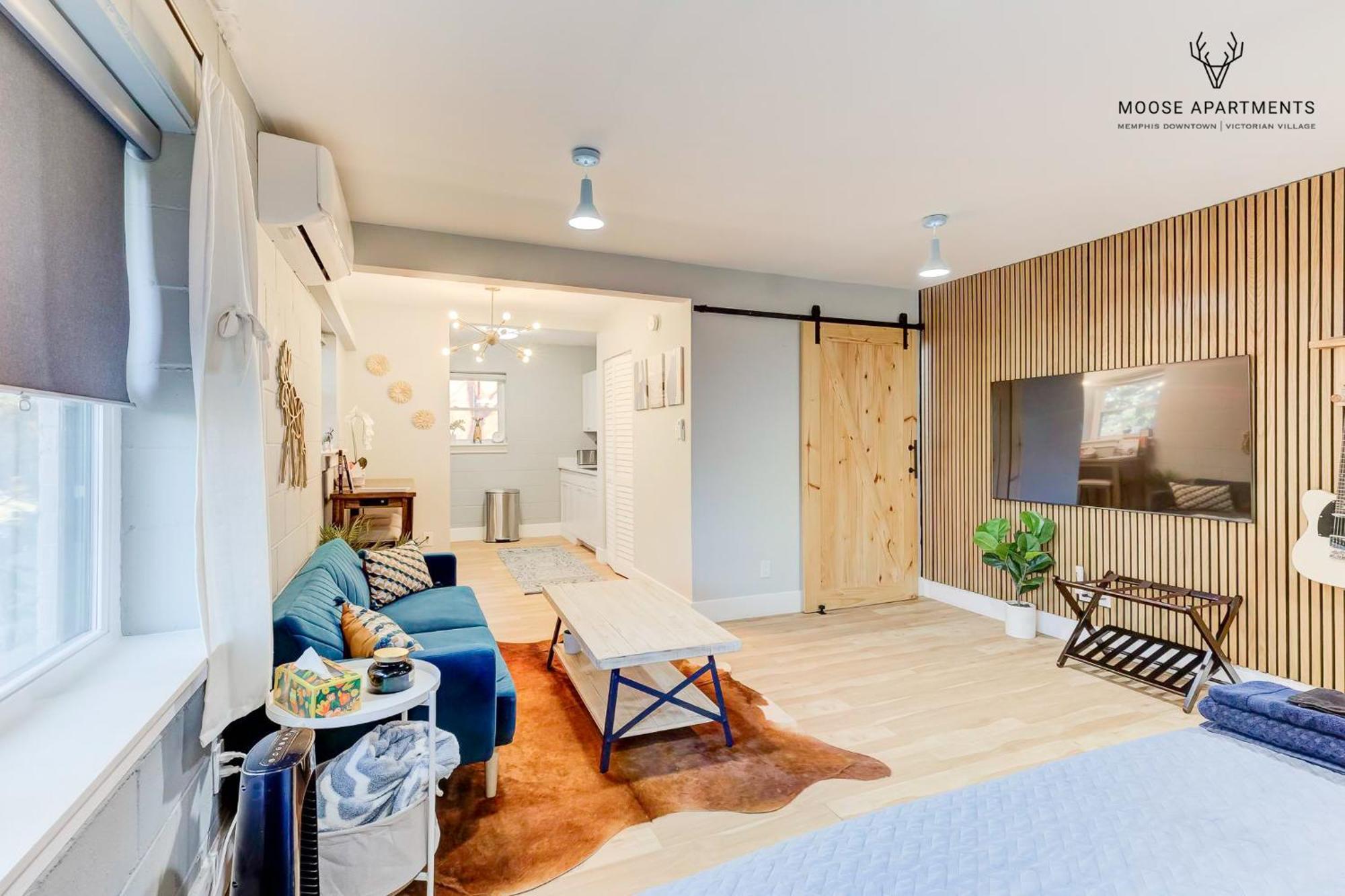 The Moose #7 - Instaworthy Studio With Amazing Views, Free Parking & Heated King Bed Мемфис Экстерьер фото