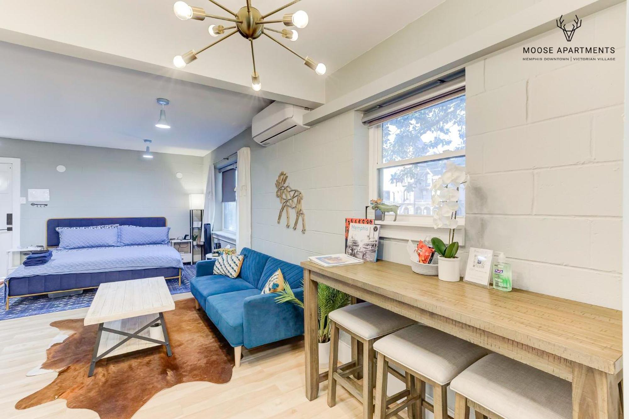 The Moose #7 - Instaworthy Studio With Amazing Views, Free Parking & Heated King Bed Мемфис Экстерьер фото